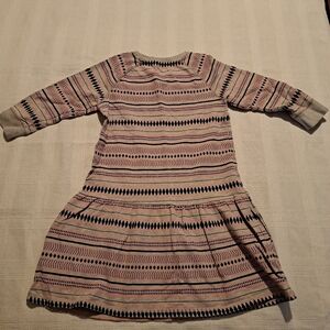 Crazy 8 girls size Large or 10/12 gray french terry tunic with pockets